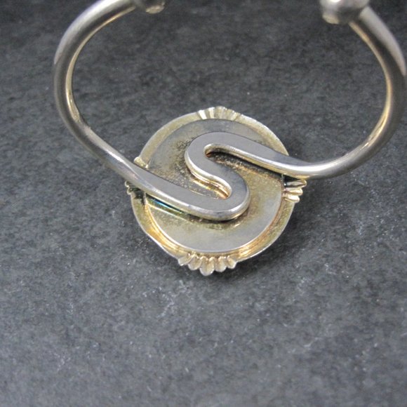 Goth Skeleton Cameo Cuff Bracelet 6.25 Inches - Picture 6 of 7